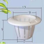 گلدان خودآبیار سایز 9 سفید